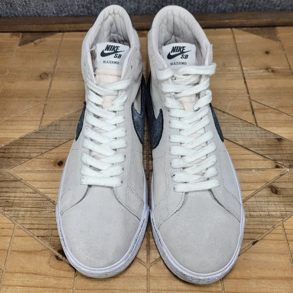 Nike SB Blazer Mid Faded Sail DA1849-002 Mens 9 Trainers Shoes Sneaker Suede